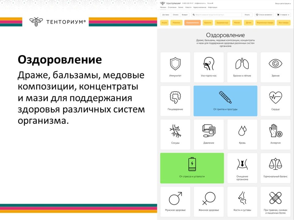Улучшенная навигация и удобный поиск: обновление интернет-магазина tentorium.ru
