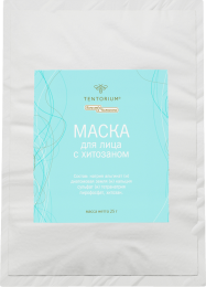 Космецевтическая маска для лица с продолжительным эффектом увлажнения сухой кожи, достигаемым входящим в состав натуральным хитозаном пчелиных - апизаном. Космецевтическая маска для лица с продолжительным эффектом увлажнения сухой кожи, достигаемым входящим в состав натуральным хитозаном пчелиных - апизаном.