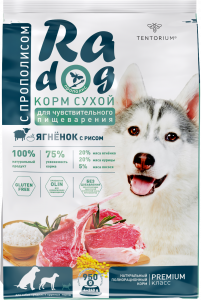 Корм сухой RA Dog Ягненок с рисом для чувствительного пищеварения 0,95 кг 778 Руб.